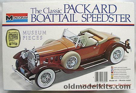 Monogram 1/24 1930 Packard Model 734 Boattail Speedster, 2301 plastic model kit